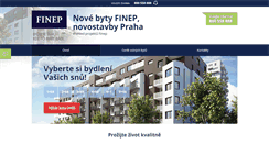 Desktop Screenshot of byty-finep.cz